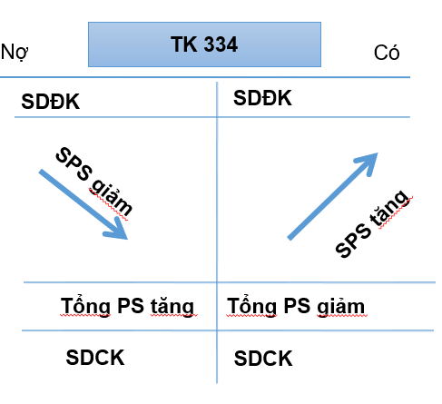 Kết cấu TK 334